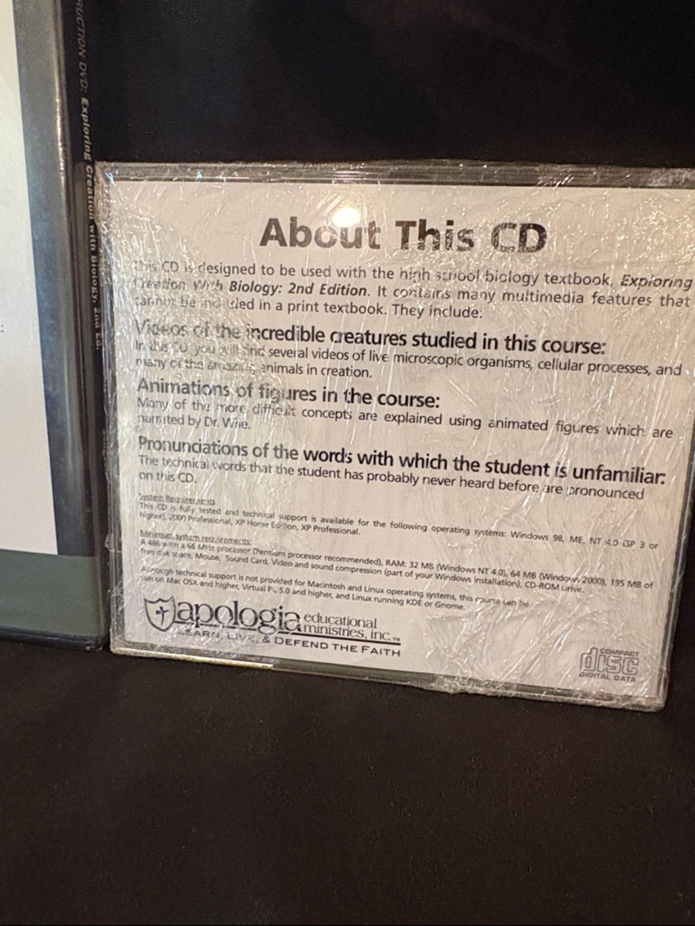 Exploring Creation with Biology 2 - Multimedia CD & Video Set - Picture 3 of 3